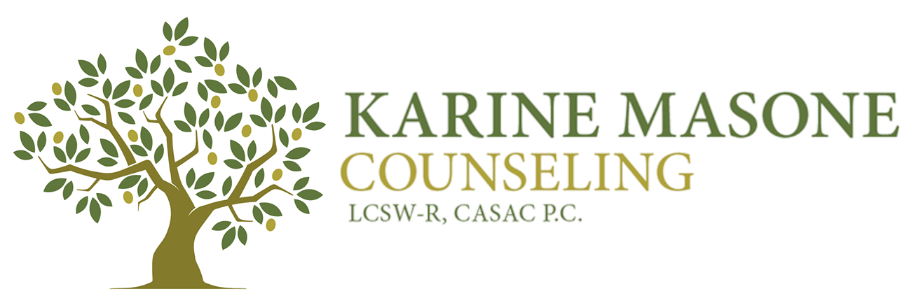A logo of the name karine counseling